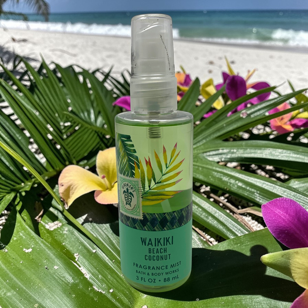 NEW Bath & Body Works Waikiki Beach Coconut Spray Fragrance Mist 3oz Travel Mini